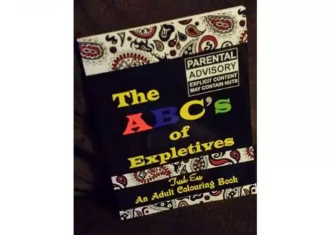 Adult Sweary Coloring Book - The ABC's of Expletives